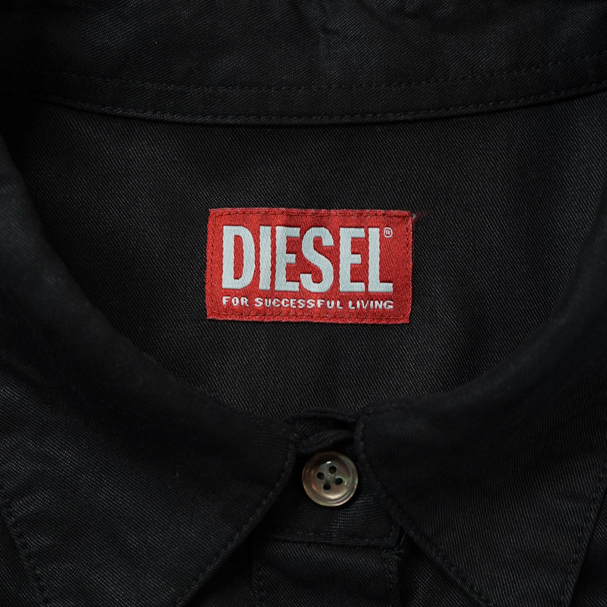 DIESEL by Glenn Martens 24SS S-SIMPLY-C-WNDロゴ リヨセル シャツ 古着・中古-5枚目のアイテム画像