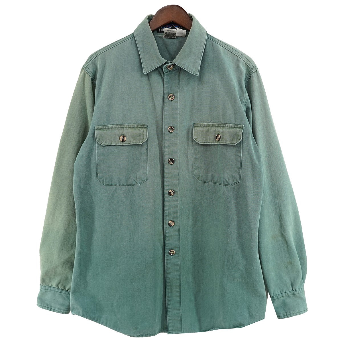 80s〜90s Vintage ヴィンテージ デカタグ Canvas Work Shirt ／ Field Shirtコットン キャンバス ワークシャツ