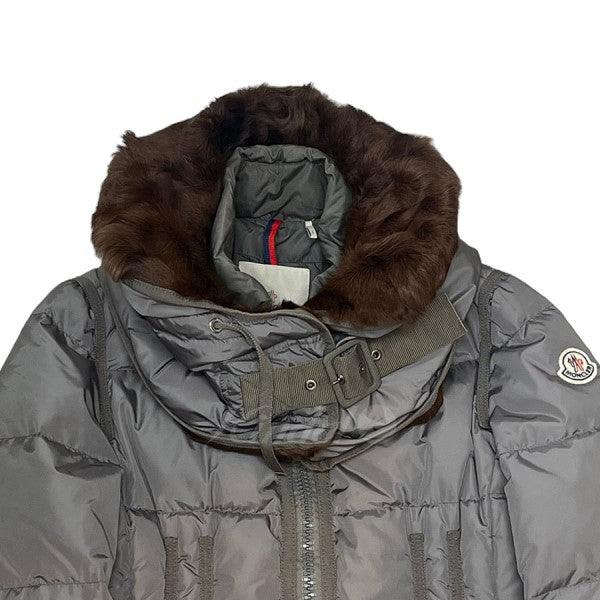 モンクレール CHOUETTE ファーロングダウンコートです。 MONCLER 古着・中古 アウター アイテム