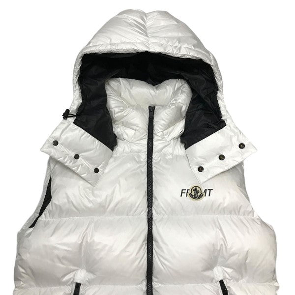 FRAGMENT DESIGN×MONCLER(FRAGMENT DESIGN×モンクレール フラグメント デザイン) 2023AW バックロゴ  ダウン ベスト