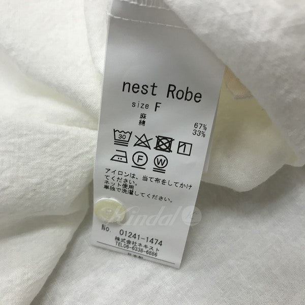 nest Robe(ネストローブ) 2024SS UpcycleLino 近江晒しメニーギャザー