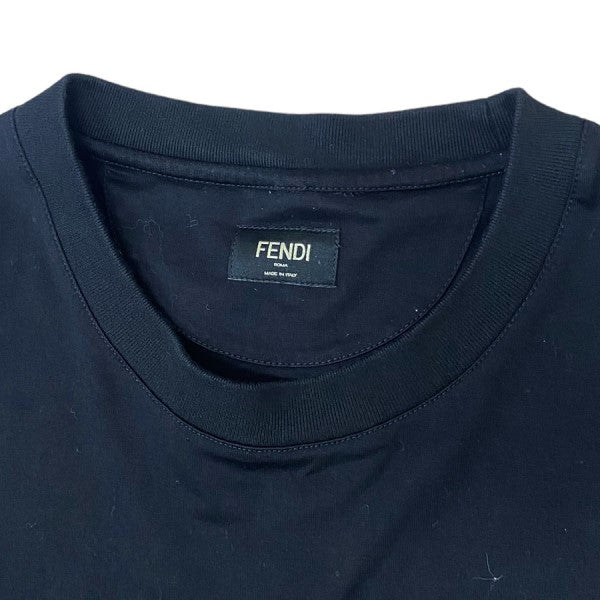 FENDI(フェンディ) ブラックジャージー TシャツFY1257 APM4