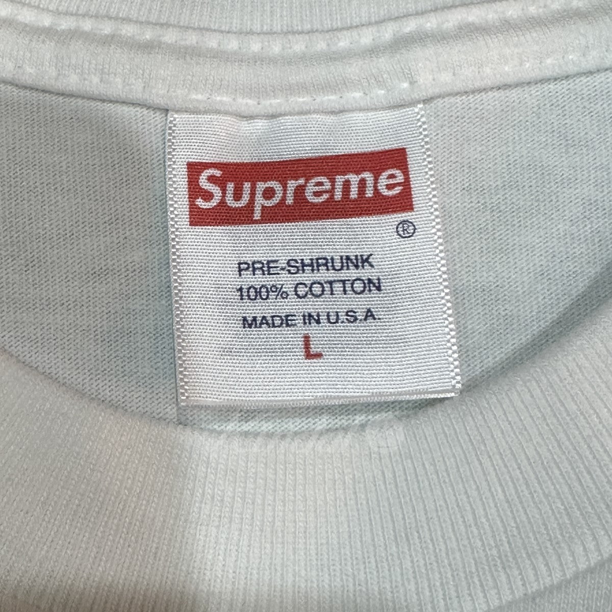 Supreme 23AW Banner Tee バナーTシャツ ホワイト サイズ L｜【公式】カインドオルオンライン  ブランド古着・中古通販【kindal】