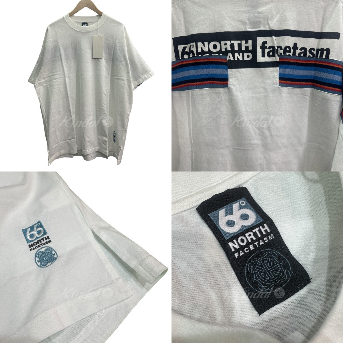 FACETASM×66°NORTH 23AW GLYMUR RIB BIG TEE ビッグTシャツ MKS-TEE 