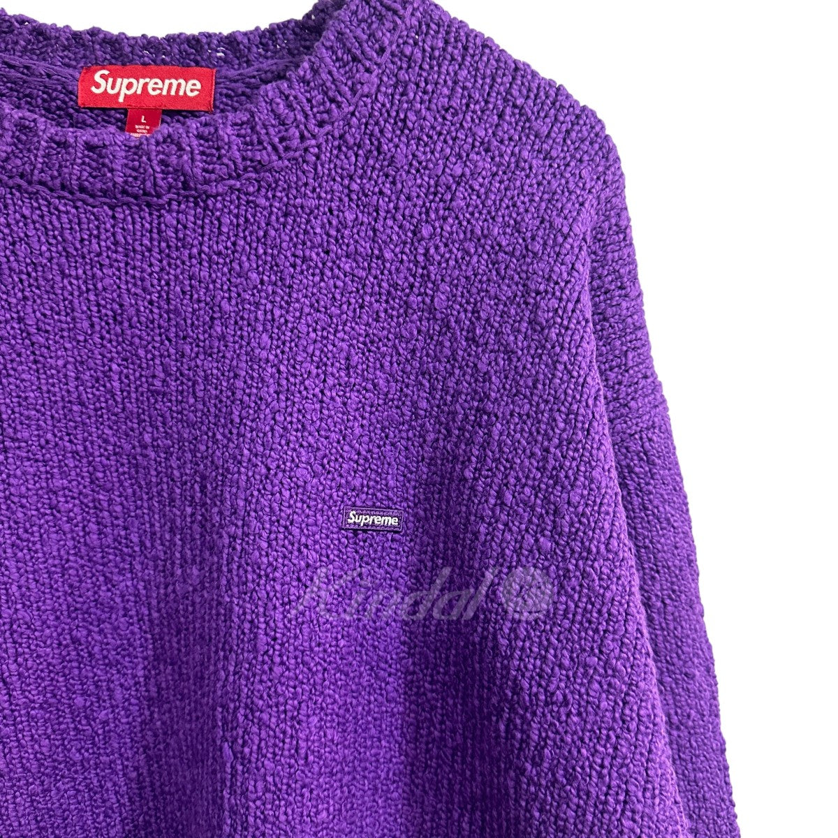 SUPREME(シュプリーム) 24SS Boucle Small Box Sweater ブークレスモールボックスロゴセーター