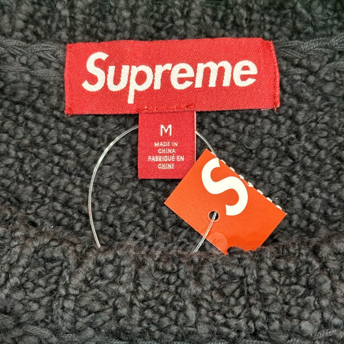 SUPREME(シュプリーム) 24SS Boucle Small Box Sweater ブークレスモールボックスロゴセーター