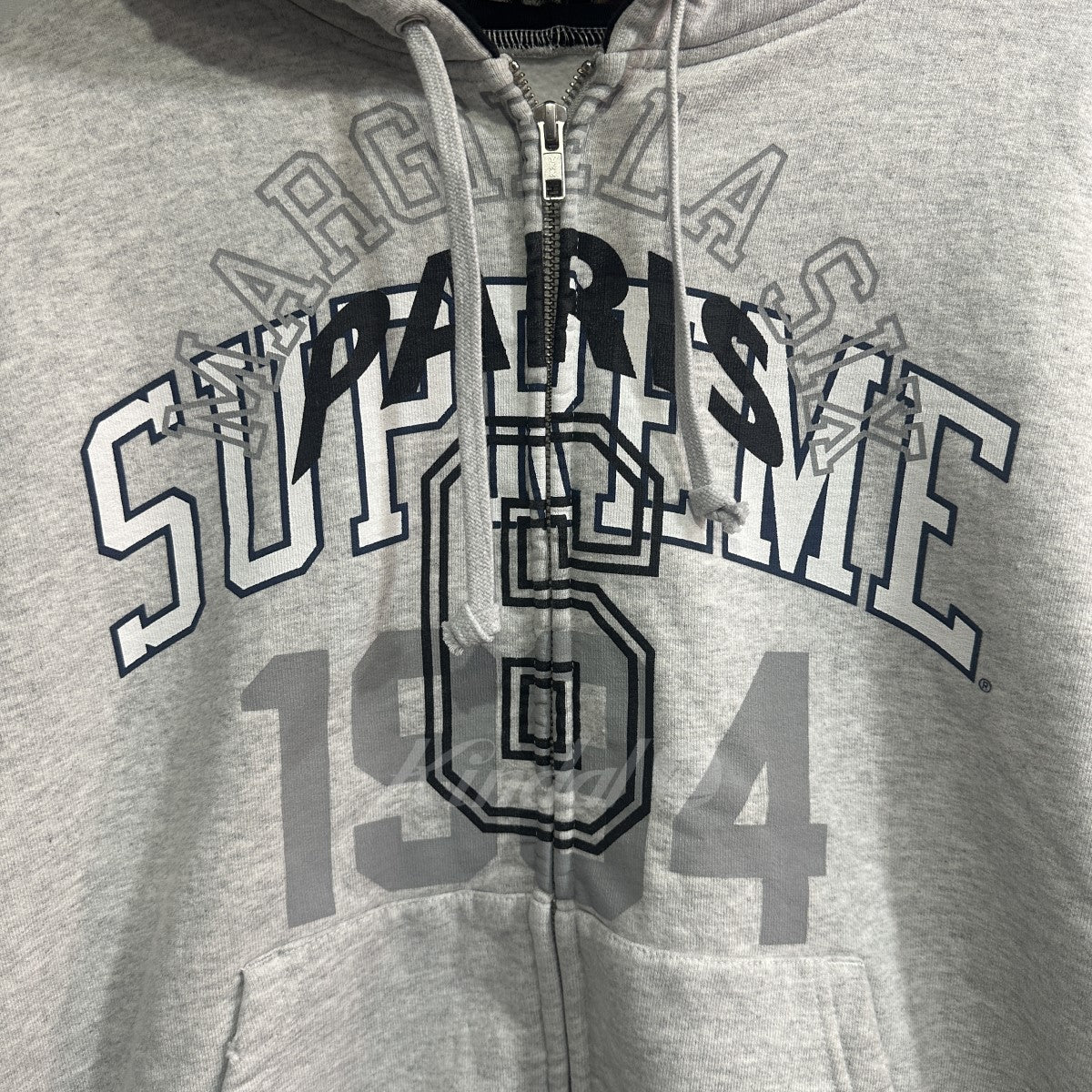 Supreme x MM6 Maison Margiela 古着・中古 シュプリーム エムエム６ メゾン マルジェラの24SS Zip Up Hooded Sweatshirt ジップアップパーカーです。