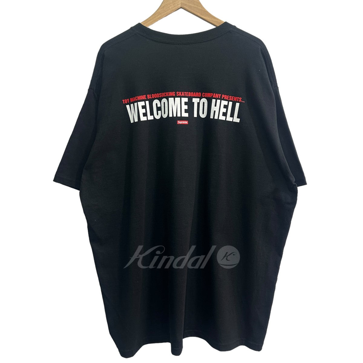 SUPREME(シュプリーム) 24SS Toy Machine Welcome To Hell Tee トイマシンTシャツ ブラック サイズ  XL｜【公式】カインドオルオンライン ブランド古着・中古通販【kindal】