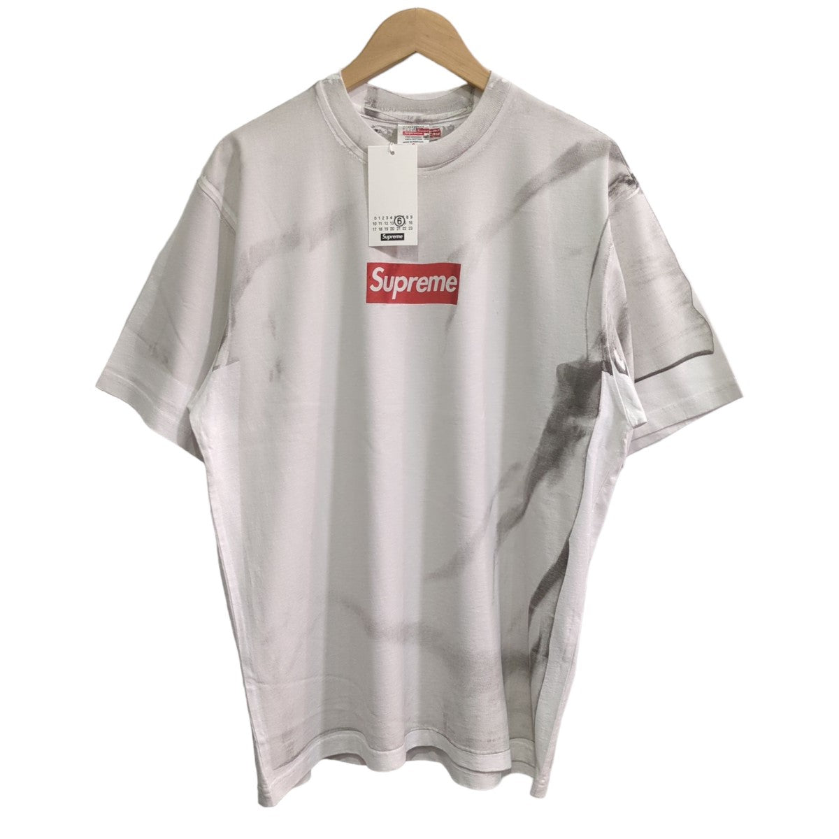 SUPREME × MM6 Maison Margiela 24SS Box Logo Tee ボックスロゴ Tシャツ ホワイト サイズ  14｜【公式】カインドオルオンライン ブランド古着・中古通販【kindal】
