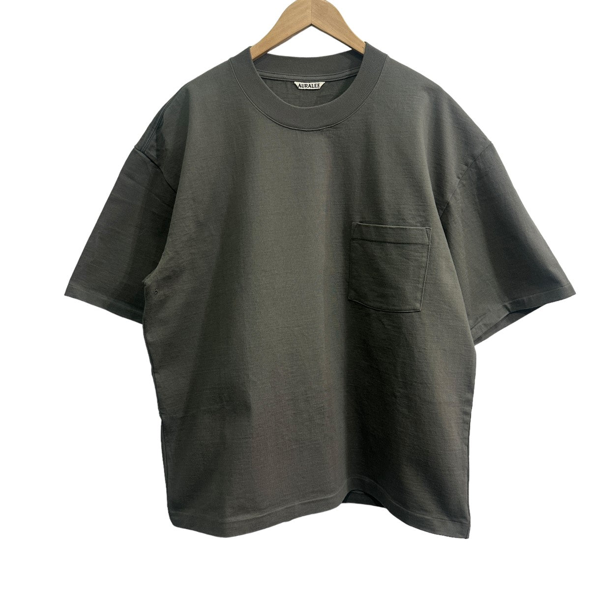 AURALEE(オーラリー) 24SS HEAVY WEIGHT TEE ヘビーウェイトTシャツ A24ST01SU グレー サイズ  5｜【公式】カインドオルオンライン ブランド古着・中古通販【kindal】