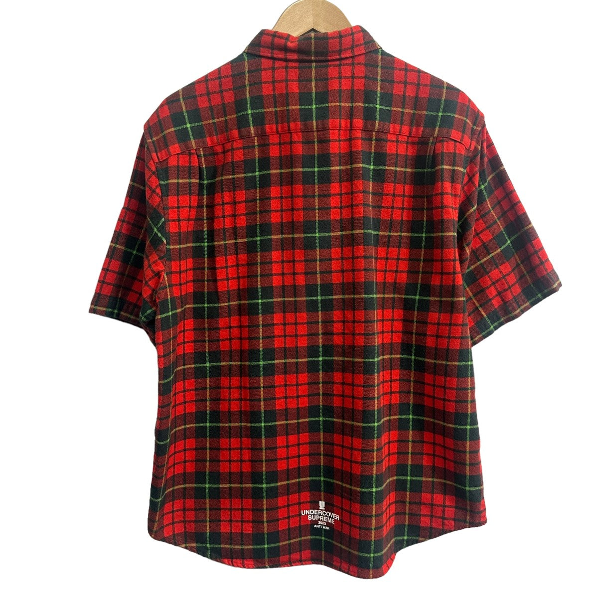 Supreme×UNDERCOVER 23SS S／S Flannel Shirt フランネル半袖シャツ レッド サイズ  S｜【公式】カインドオルオンライン ブランド古着・中古通販【kindal】