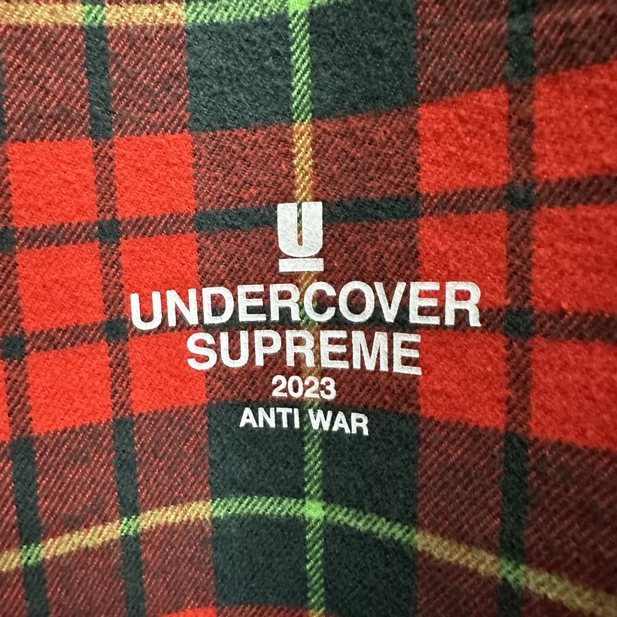 Supreme×UNDERCOVER 23SS S／S Flannel Shirt フランネル半袖シャツ レッド サイズ  S｜【公式】カインドオルオンライン ブランド古着・中古通販【kindal】