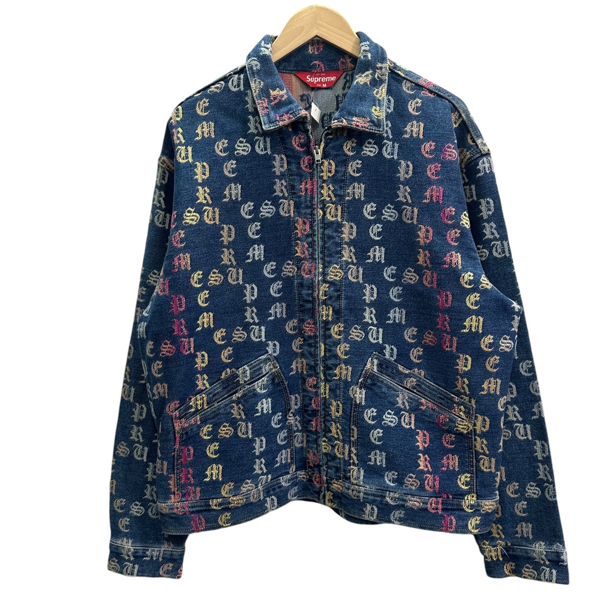 22SS/Gradient Jacquard Denim Work Jacket　デニムワークジャケット