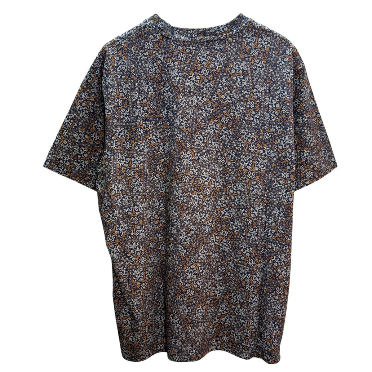 Supreme 21AWSmall Box Tee Navy Floral Cards スモールボックスTシャツ 古着・中古-2枚目のアイテム画像