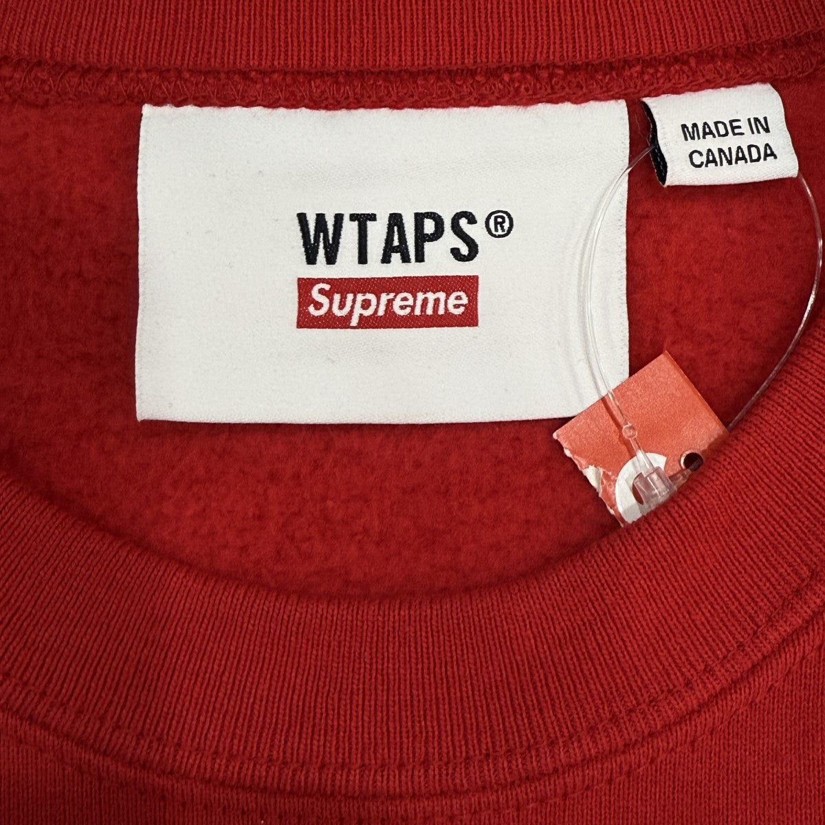 Supreme×WTAPS 21FW/Crewneck ダブルタップス クルーネックスウェット レッド サイズ M｜【公式】カインドオルオンライン  ブランド古着・中古通販【kindal】