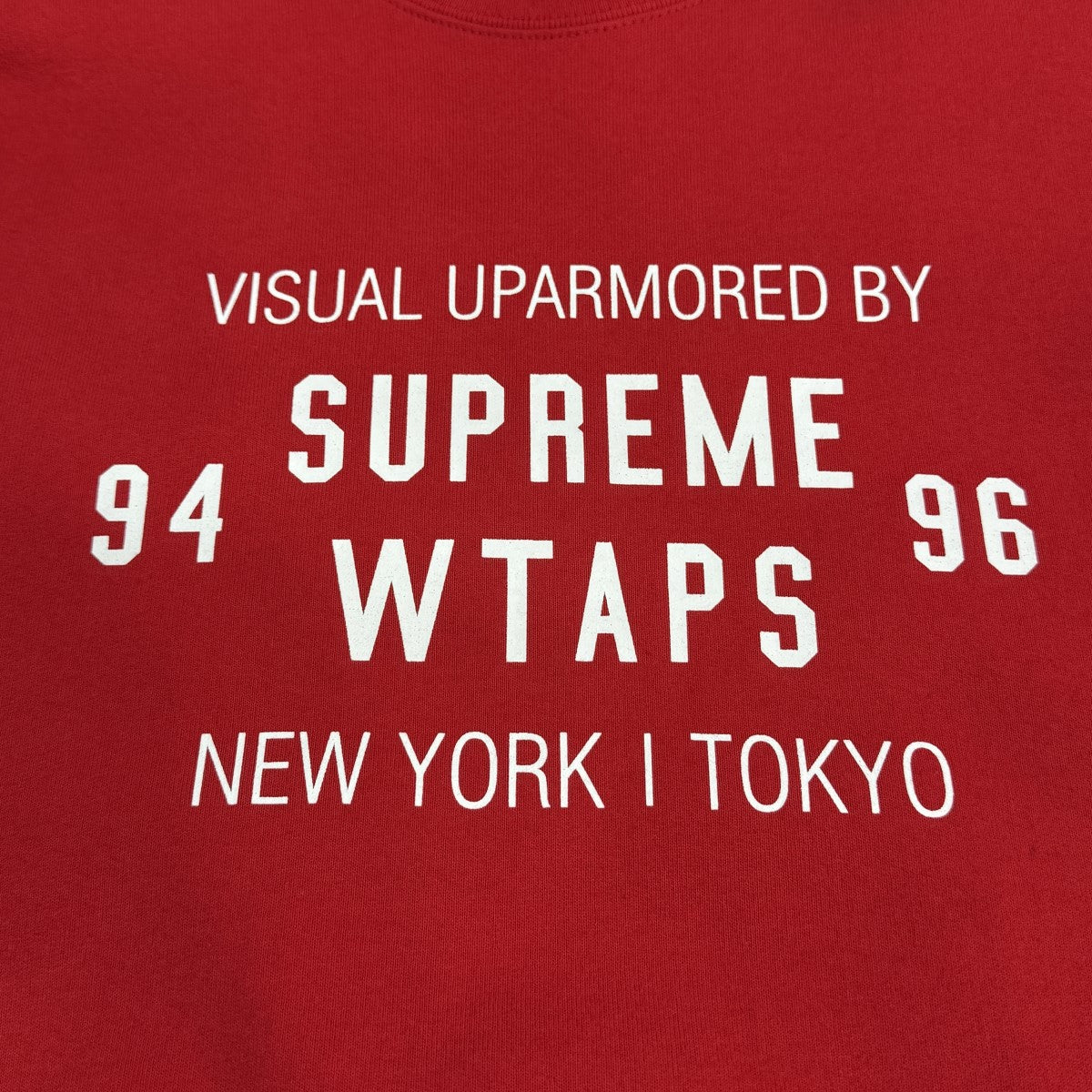 Supreme×WTAPS 21FW/Crewneck ダブルタップス クルーネックスウェット レッド サイズ M｜【公式】カインドオルオンライン  ブランド古着・中古通販【kindal】