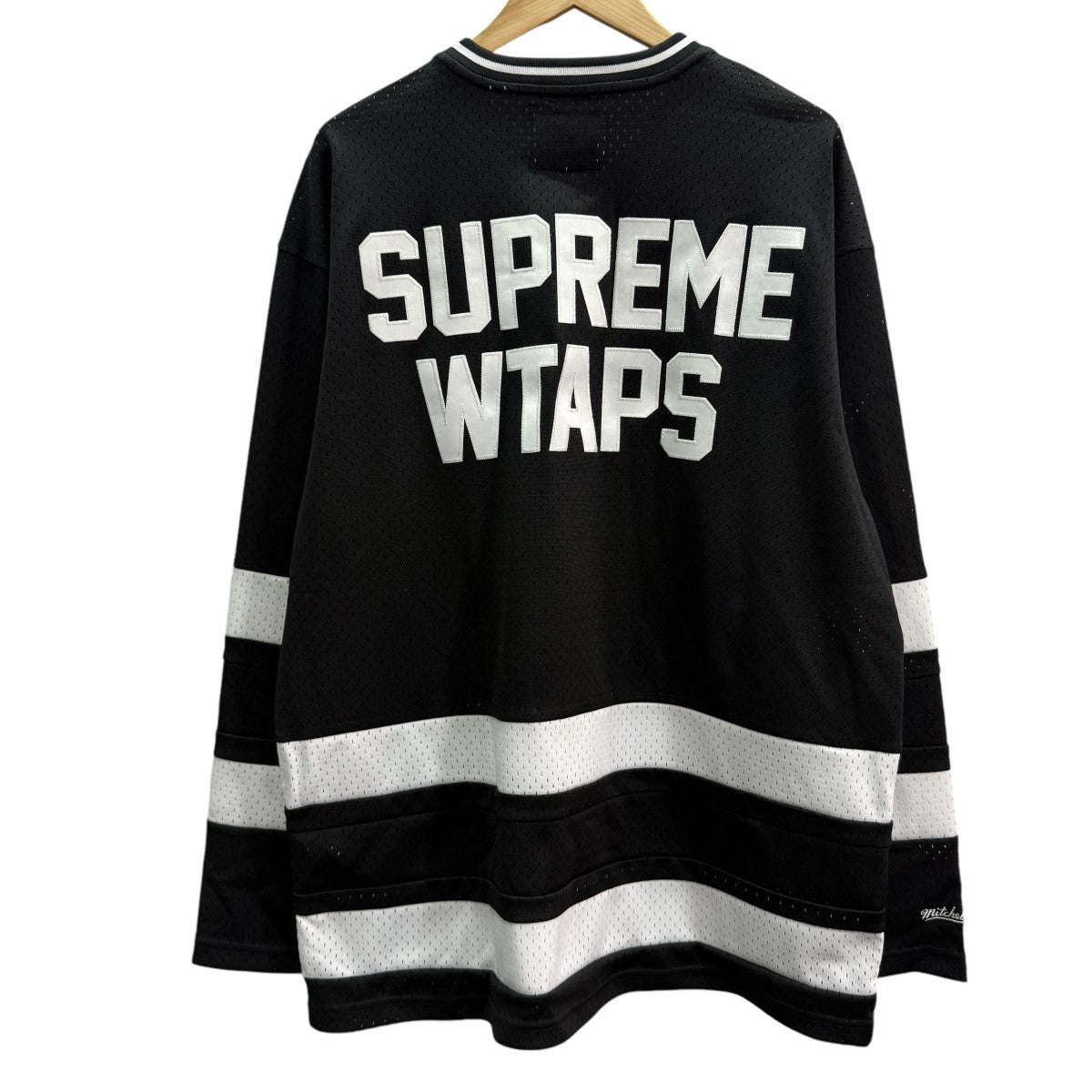 Supreme×WTAPS 21AW/Mitchell ＆ Ness Hockey Jersey ミッチェルアンドネス ホッケージャージ ブラック  サイズ L｜【公式】カインドオルオンライン ブランド古着・中古通販【kindal】