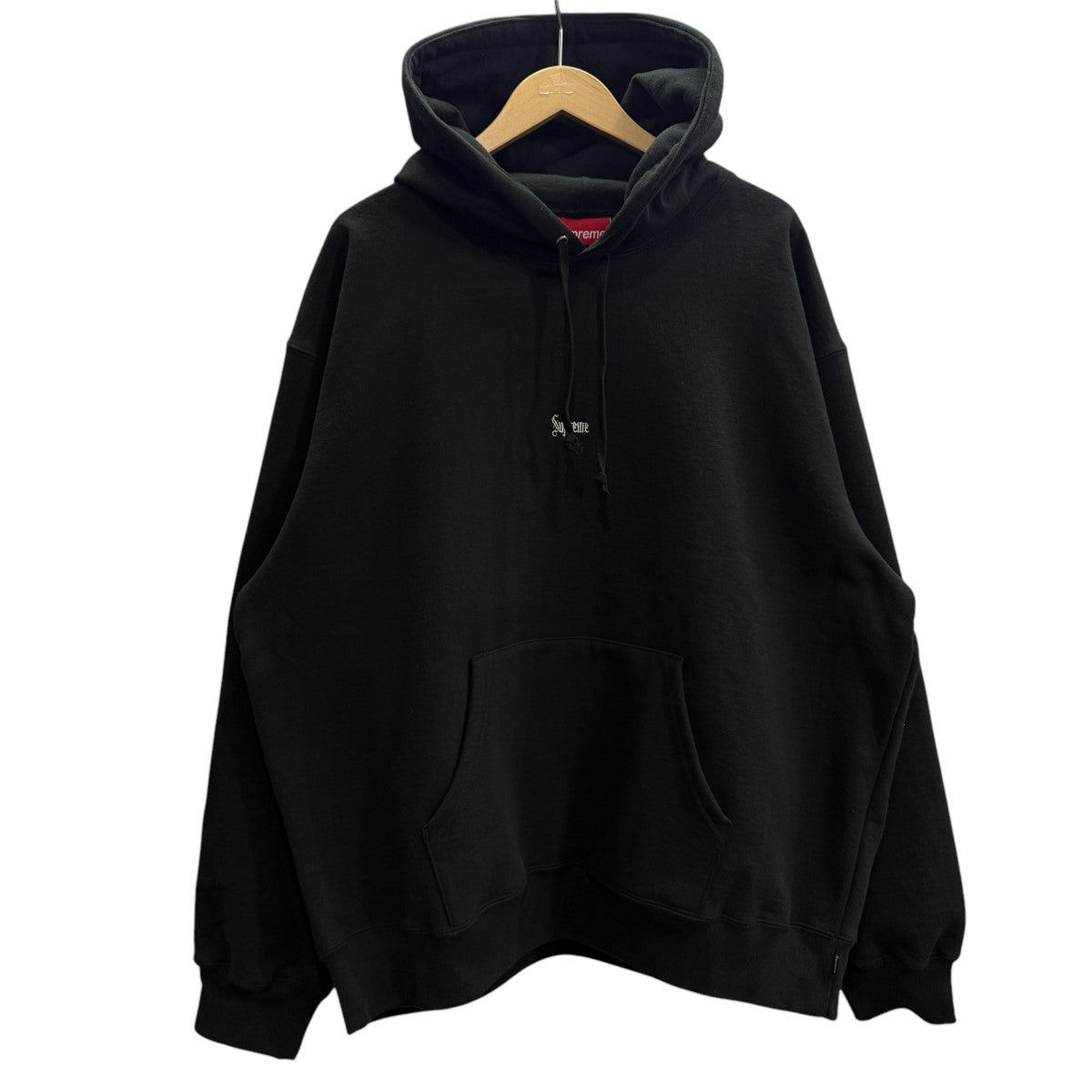 Supreme(シュプリーム) 24AW/Micro Logo Hooded Sweatshirt マイクロロゴスウェットパーカー ブラック サイズ  XL｜【公式】カインドオルオンライン ブランド古着・中古通販【kindal】