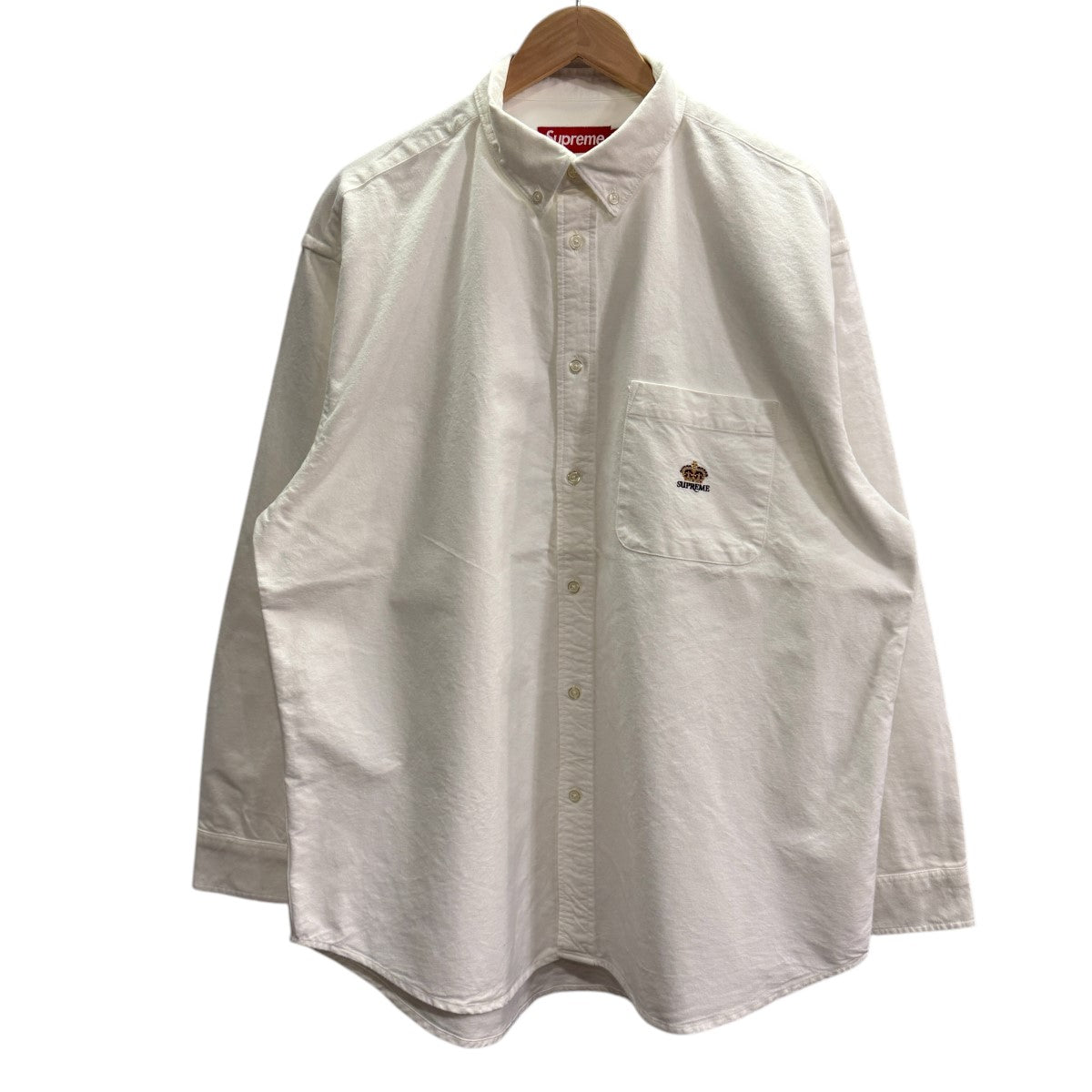 24AW/Loose Fit Flannel Oxford Shirt ルーズフィットシャツ