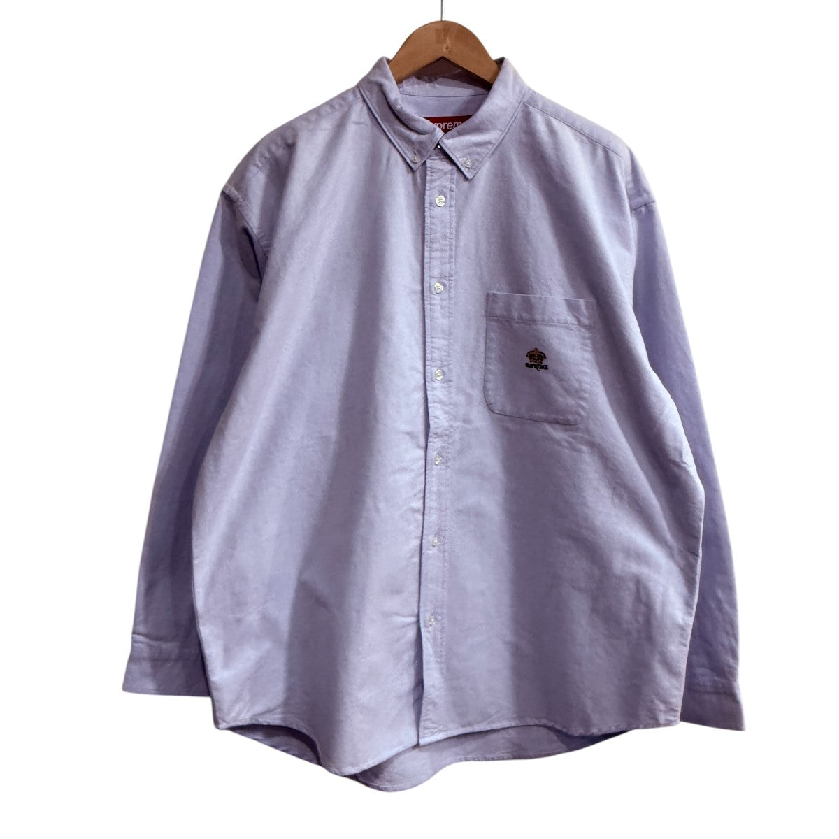 24AW/Loose Fit Flannel Oxford Shirt  ルーズフィットシャツ