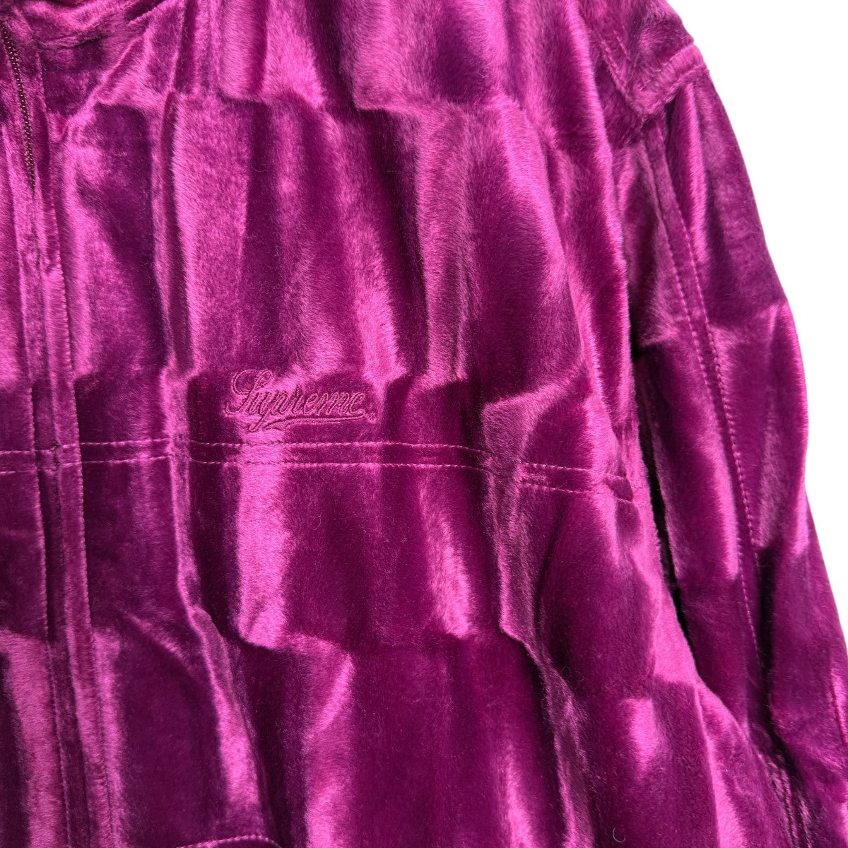 21AW/Velour Track Jacket ベロアトラックジャケット