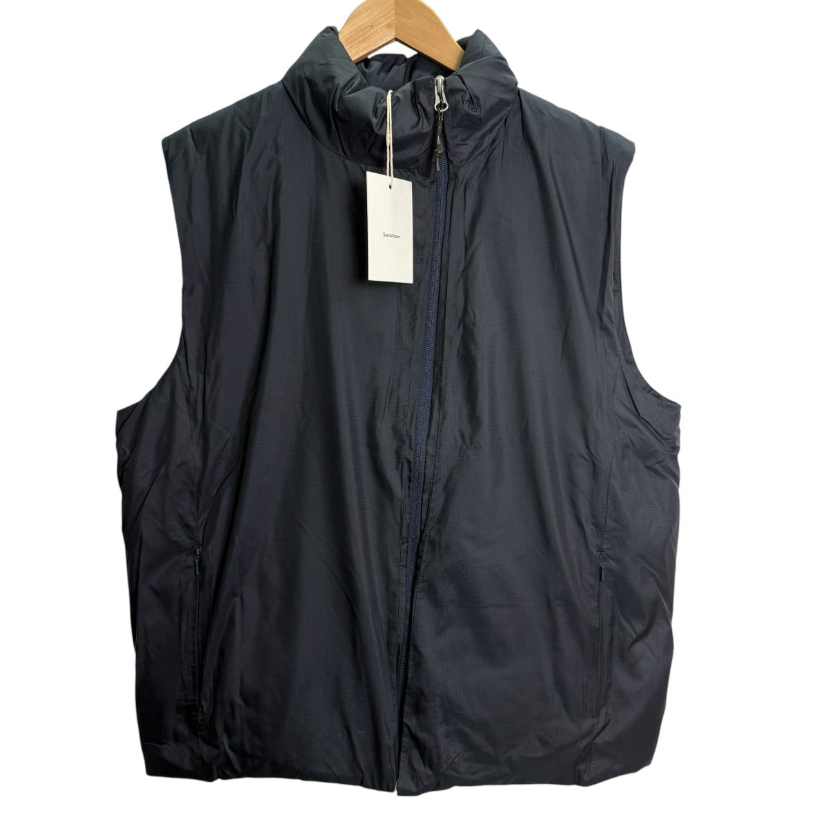 SandWaterr ORGANIZED PUFF VEST PE．ECO RIPSTOP SORONA DUPONTSW-V0101 古着・中古-1枚目のアイテム画像