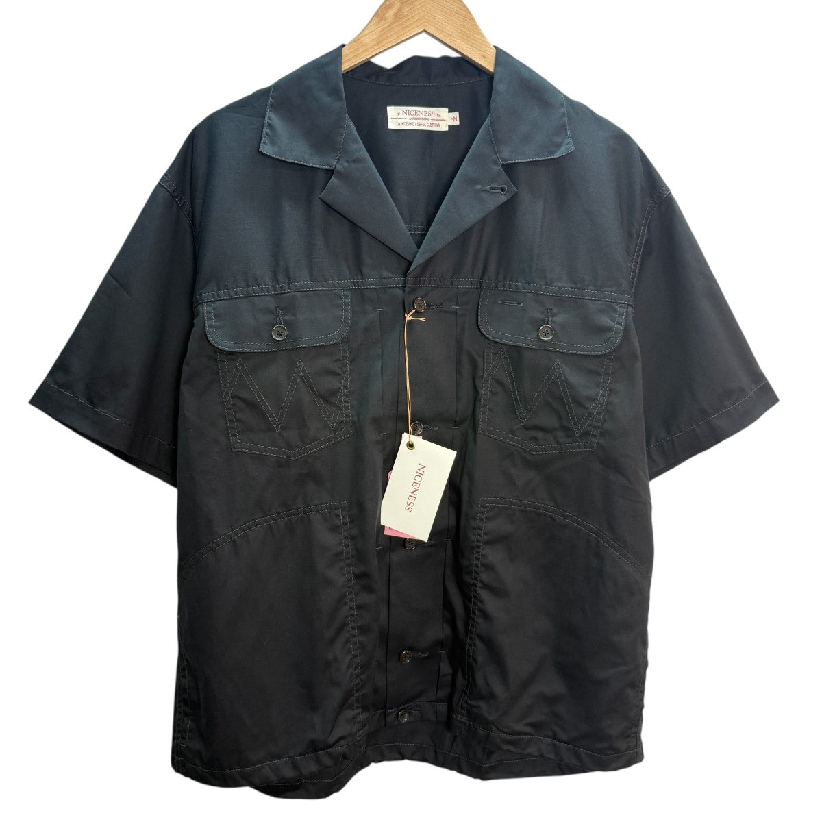 NICENESSナイスネス ANDREW Half Sleeved Shirts NICENESSナイスネス ANDREW Half Sleeved Shirts