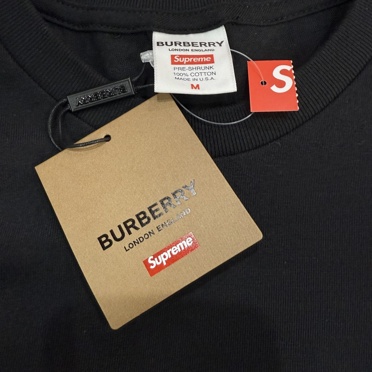 （新品未使用タグ付き）バーバリー　ロゴコットンTシャツ BURBERRY バーバリー ロゴ コットンTシャツ XLサイズ - メルカリ