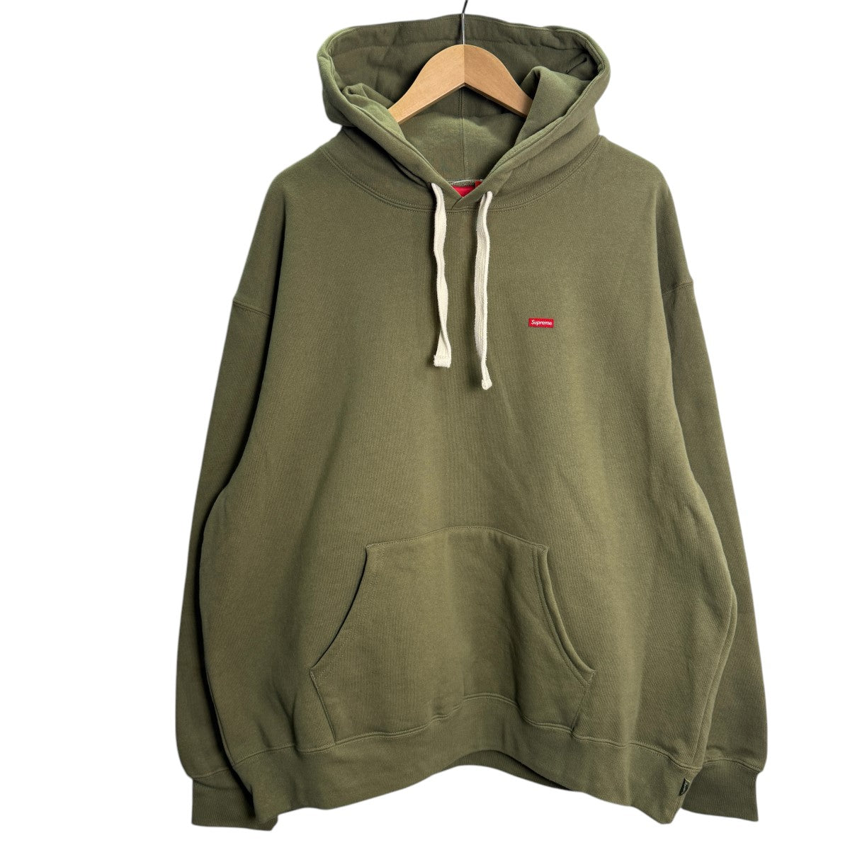 Supreme 23AW/Small Box Drawcord Hooded Sweatshirtスモールボックスロゴ ドローコードスウェットパーカー 古着・中古-1枚目のアイテム画像