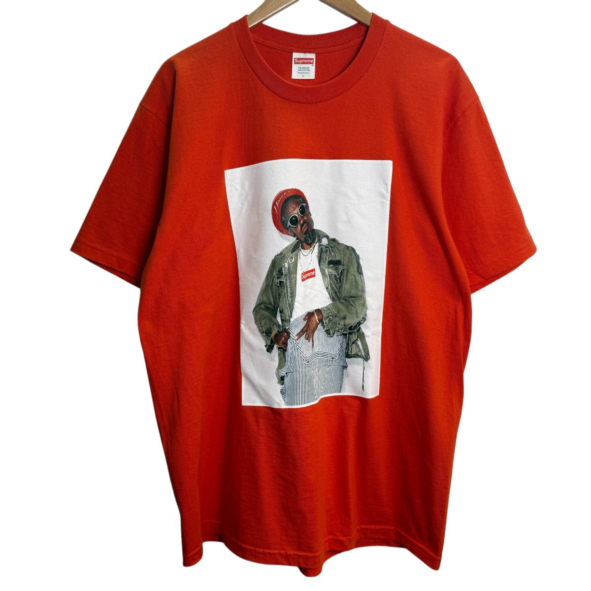 Supreme 22AWAndre 3000 Teeアンドレ3000 Tシャツ 古着・中古-1枚目のアイテム画像