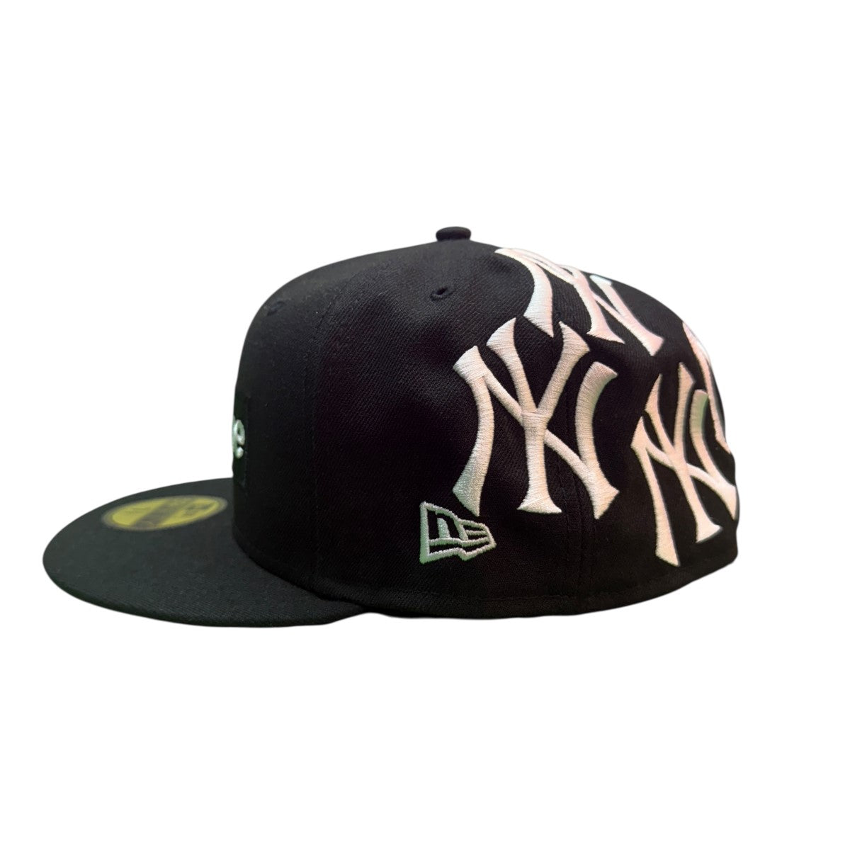 新品未開封 レア Supreme NY ロゴ キャップ ネイビー 緑 刺繍 Supreme シュプリーム 21FW New York Yankees Box Logo New Era