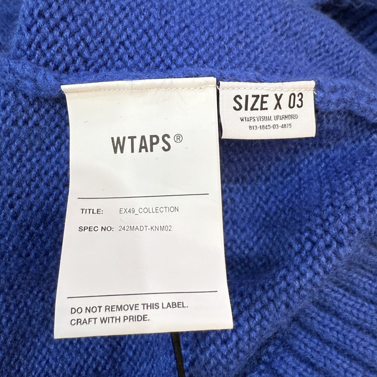 WTAPS(ダブルタップス) 24AWPALMER ／ SWEATER ／ ACRYLICモヘア