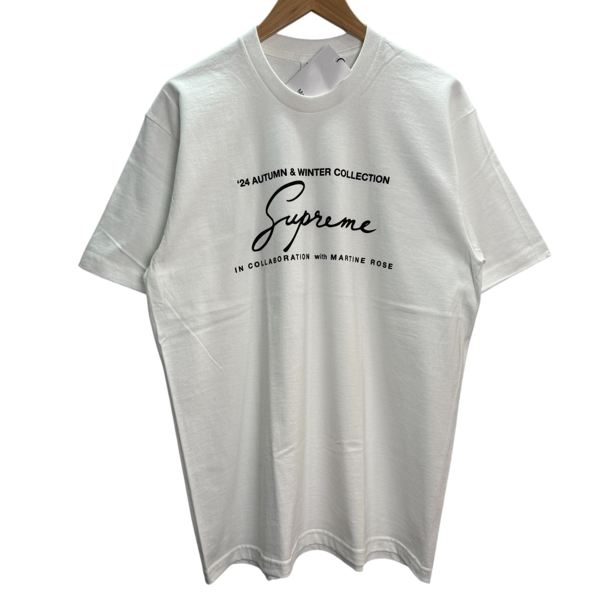 Supreme X Martine Rose Logo Tee - Black | Garmentory