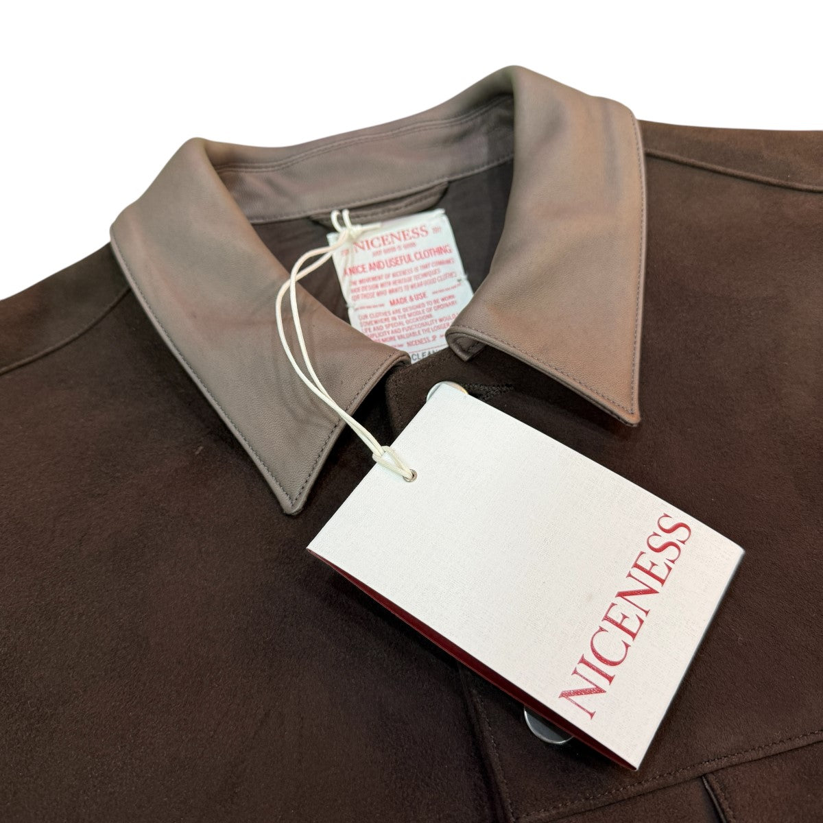 NICENESS(ナイスネス) 24AW/MACLEANマクリーンラムレザージャケットNN