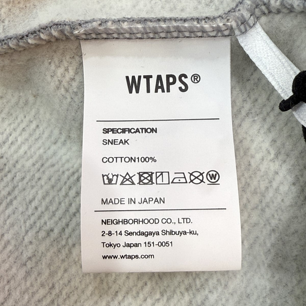 WTAPS(ダブルタップス) 24AW/TNNL / SWEATER / COTTONクルー WTAPS(ダブルタップス) 24AW/TNNL / SWEATER / COTTONクルー