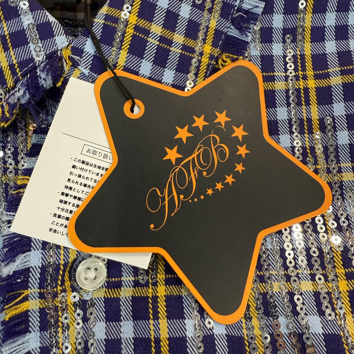 AFB(エーエフビー) 25SS/SPANGLE SHIRTSスパンコールシャツ