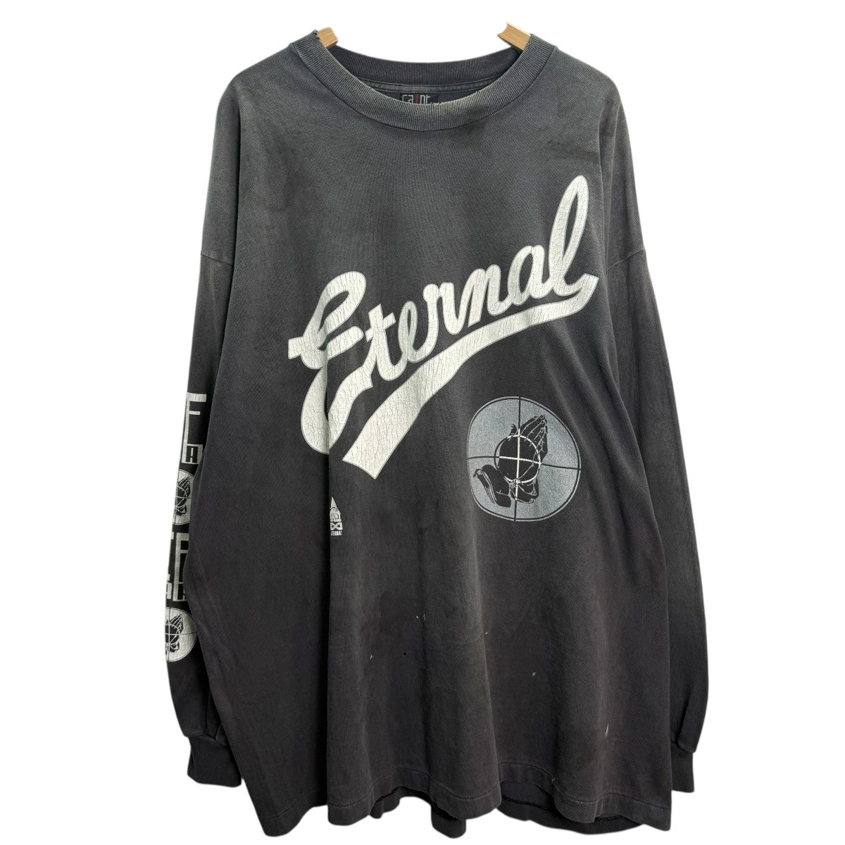 完売前に【SAINT Mxxxxxx】SNT OF GOD グラフィックロンT SAINT MICHAEL×FEAR OF GOD 25SS/L／S TEE SNT OF GODオーバー