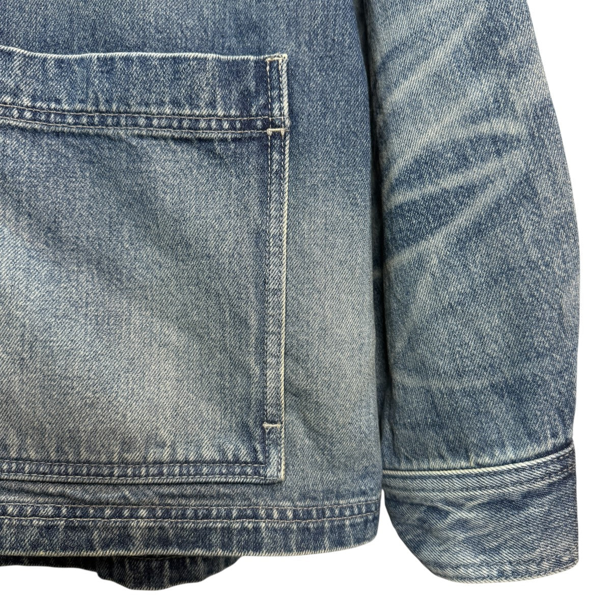 ジャケット・アウター Supreme Worn Hooded Chore Coat Denim Supreme-Worn-Hooded-Chore-Coat