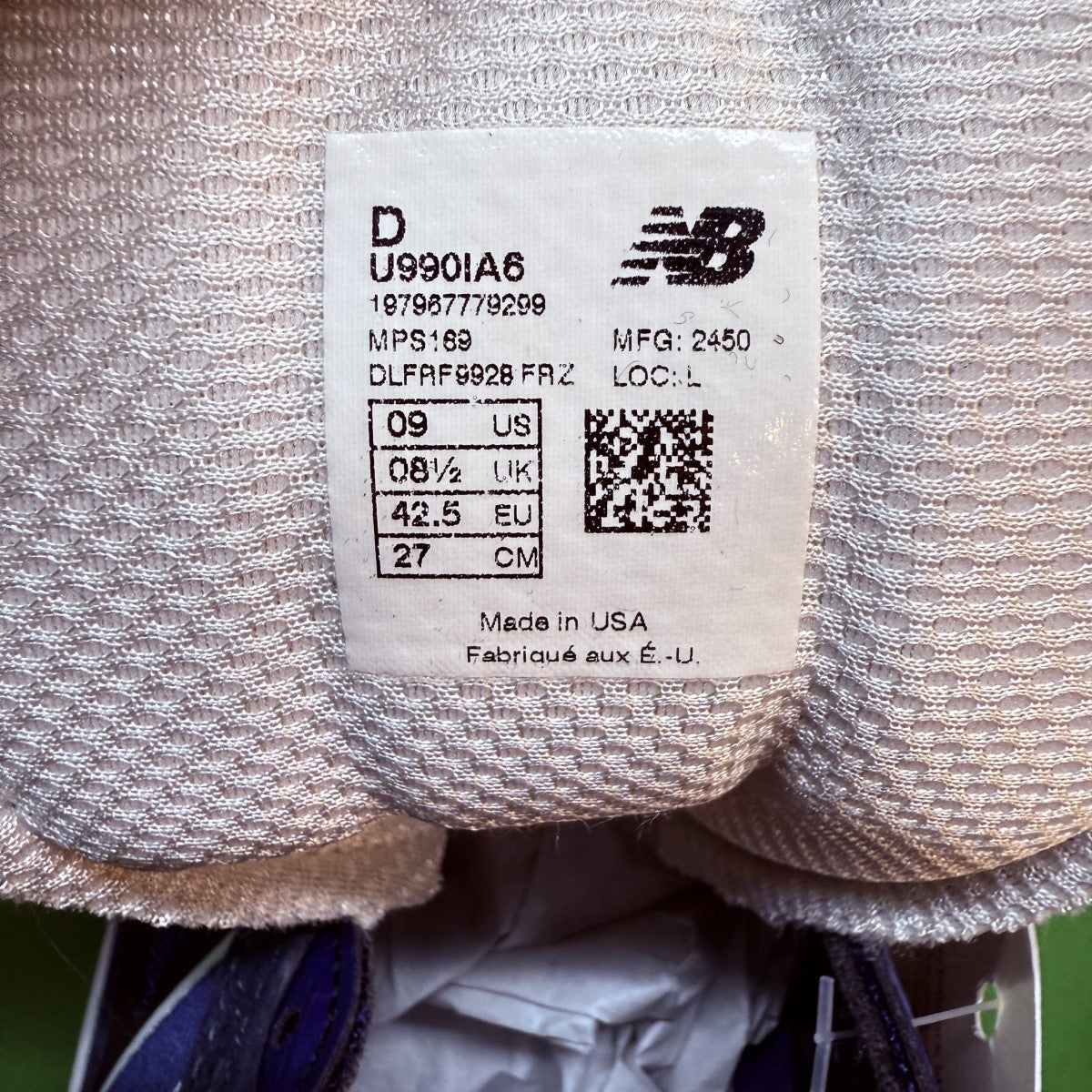 NEW BALANCE(ニューバランス) 25SS/Made in USA 990v6スニーカー
