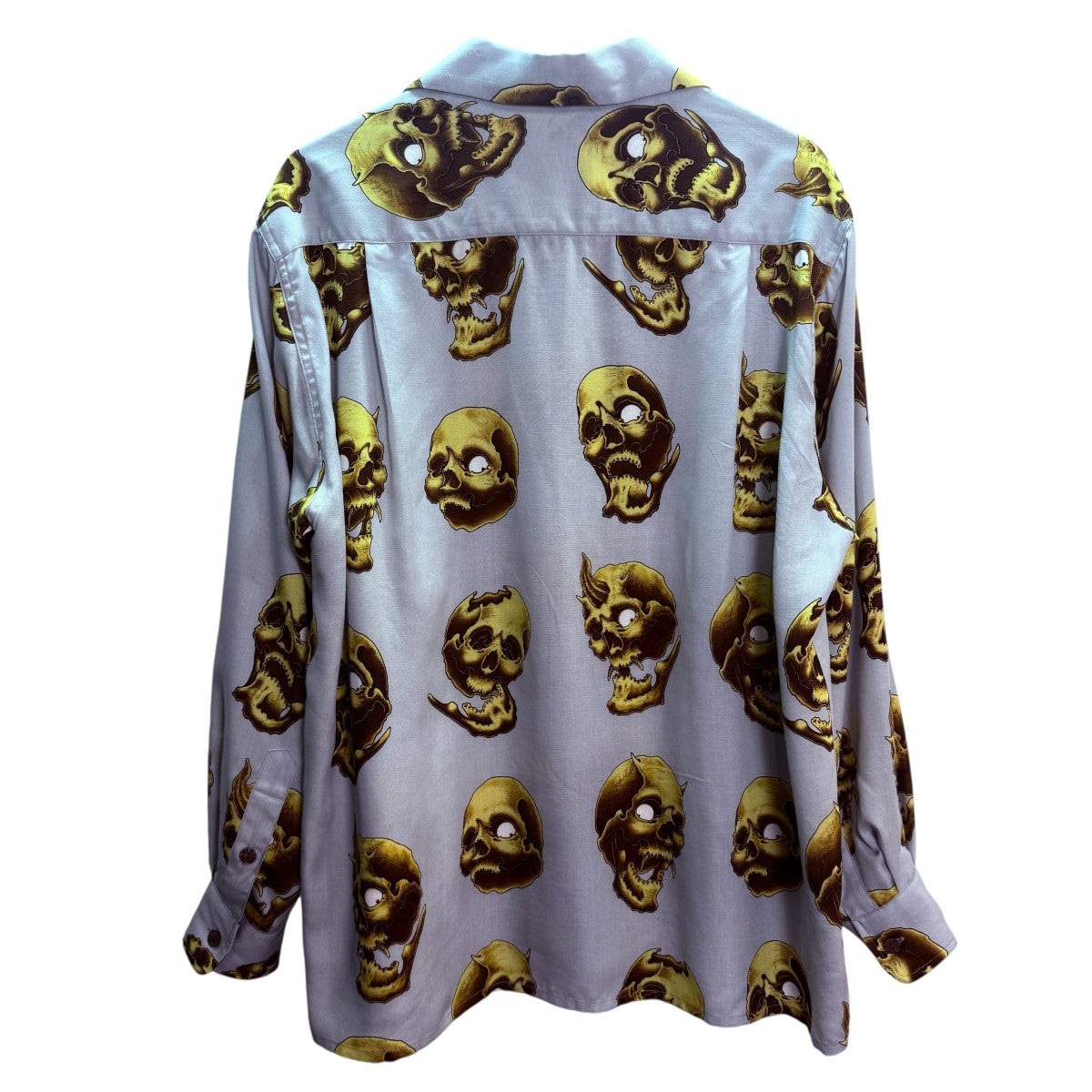 WACKO MARIA×56 TATTOO STUDIO 24AWHAWAIIAN SHIRT L／Sスカル