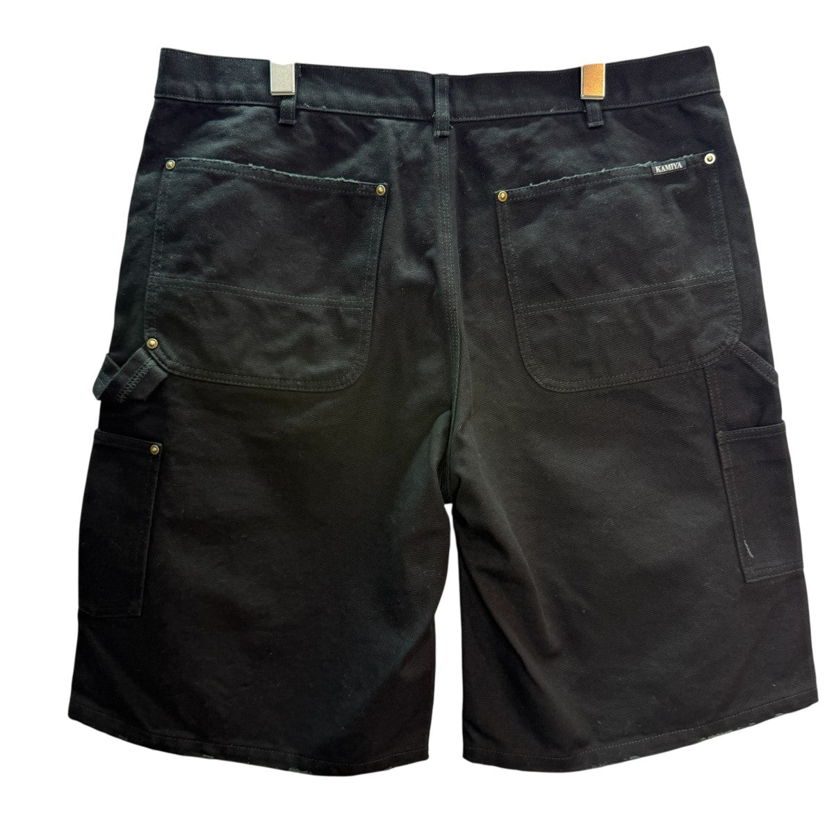 KAMIYA 24SS/BORO Duck Painter Bermuda PantsボロダックペインターワイドバミューダパンツG13PT027 古着・中古-2枚目のアイテム画像