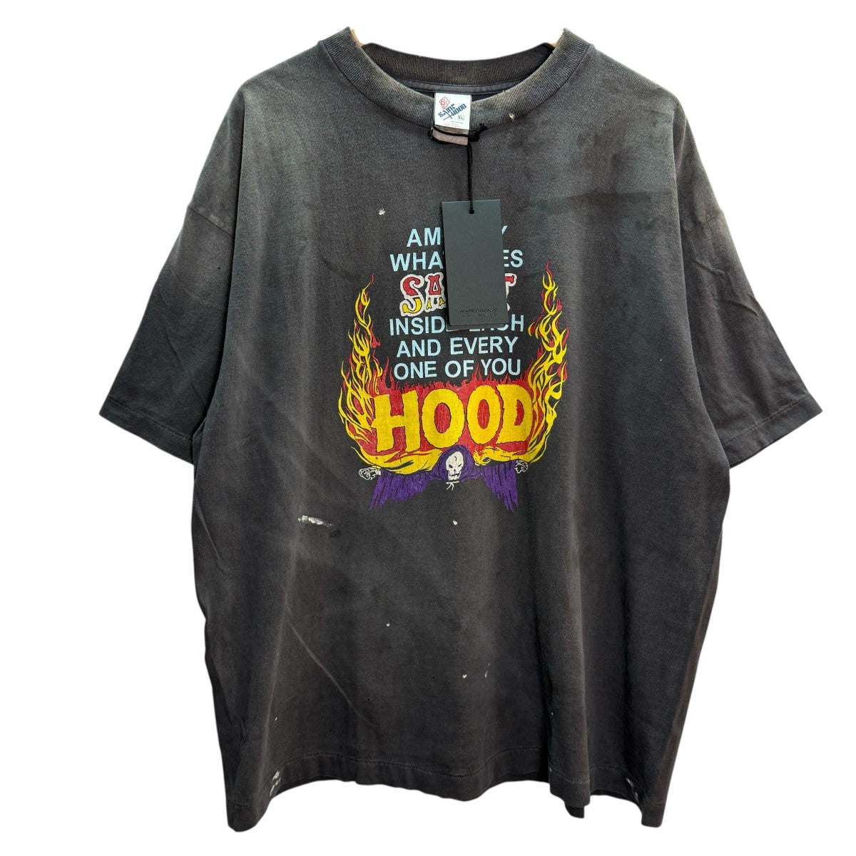 SAINT MICHAEL X NBHD 25ss STHD.HOOD Tシャツ SAINT MICHAEL×NEIGHBORHOOD 25SS/STHD ． SS TEE HOOD