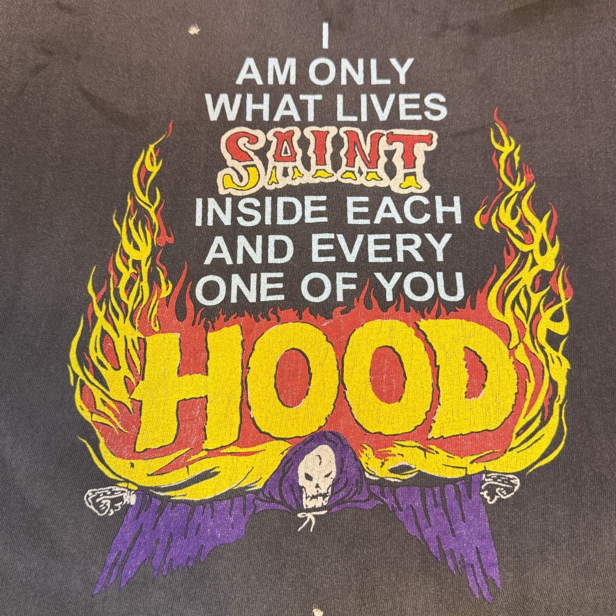 SAINT MICHAEL X NBHD 25ss STHD.HOOD Tシャツ SAINT MICHAEL×NEIGHBORHOOD 25SS/STHD ． SS TEE HOOD