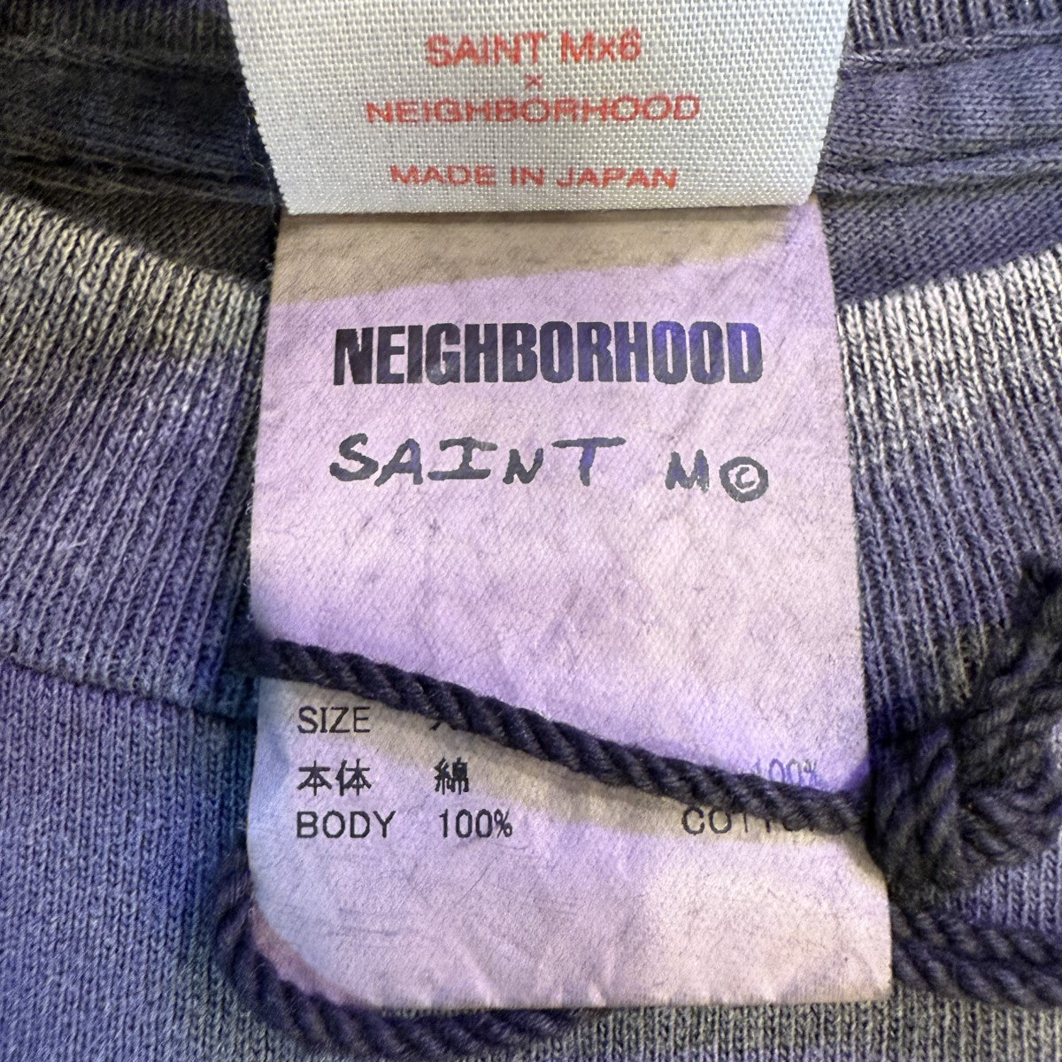 namページ•*¨*•.¸¸♬︎ SAINT Mxxxxxx × Kosuke Kawamura S/S TEE COMPLETE CONTRL SM