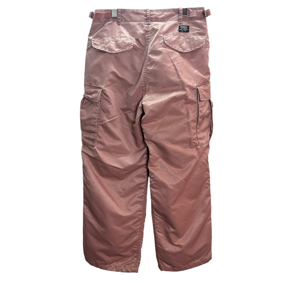 supremeACG ブラック ワークパンツ XL GLOBAL WORK｜100-120cm展開/スゴラクストレッチカーゴパンツ