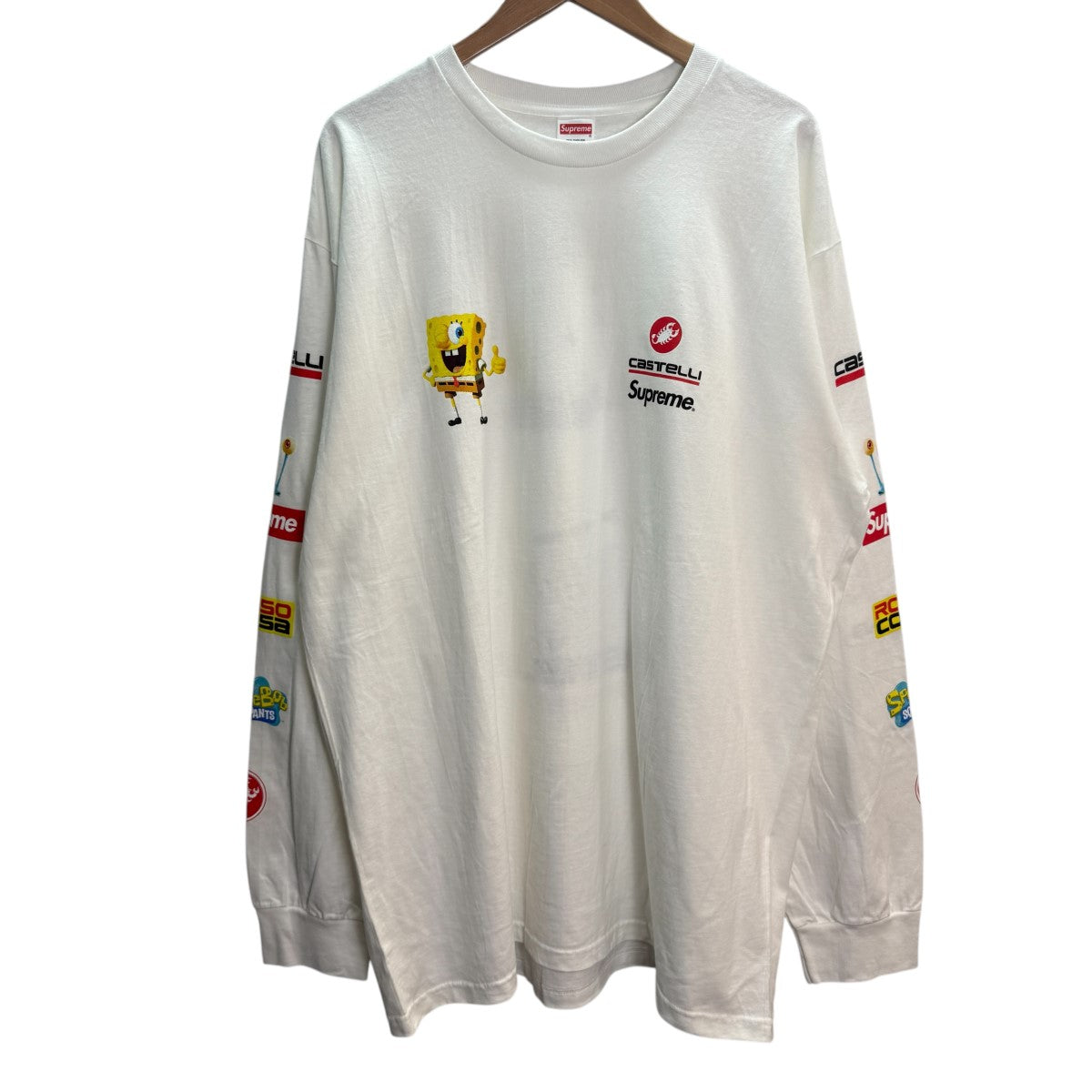 Supreme SpongeBob Tシャツ Mサイズ Supreme x SpongeBob Tee White Mサイズ - メルカリ