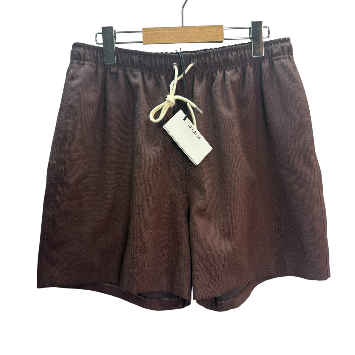 【未使用】25SS AURALEE オーラリー　ウールショートパンツ　黒　4 AURALEE（オーラリー）の「AURALEE / ショートパンツ《ESTNATION