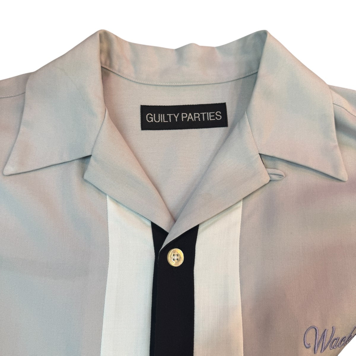 WACKO MARIAワコマリアSWITCHING 50'Sシャツ WACKO MARIA/SWITCHING 50'S OPEN COLLAR SHIRT（BLACK