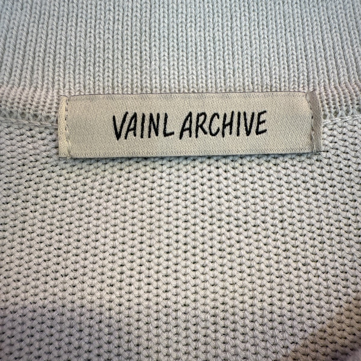 VAINL ARCHIVE 25ss シルクニット VAINL ARCHIVE(ヴァイナルアーカイブ) 25SS/JEFF／ニット