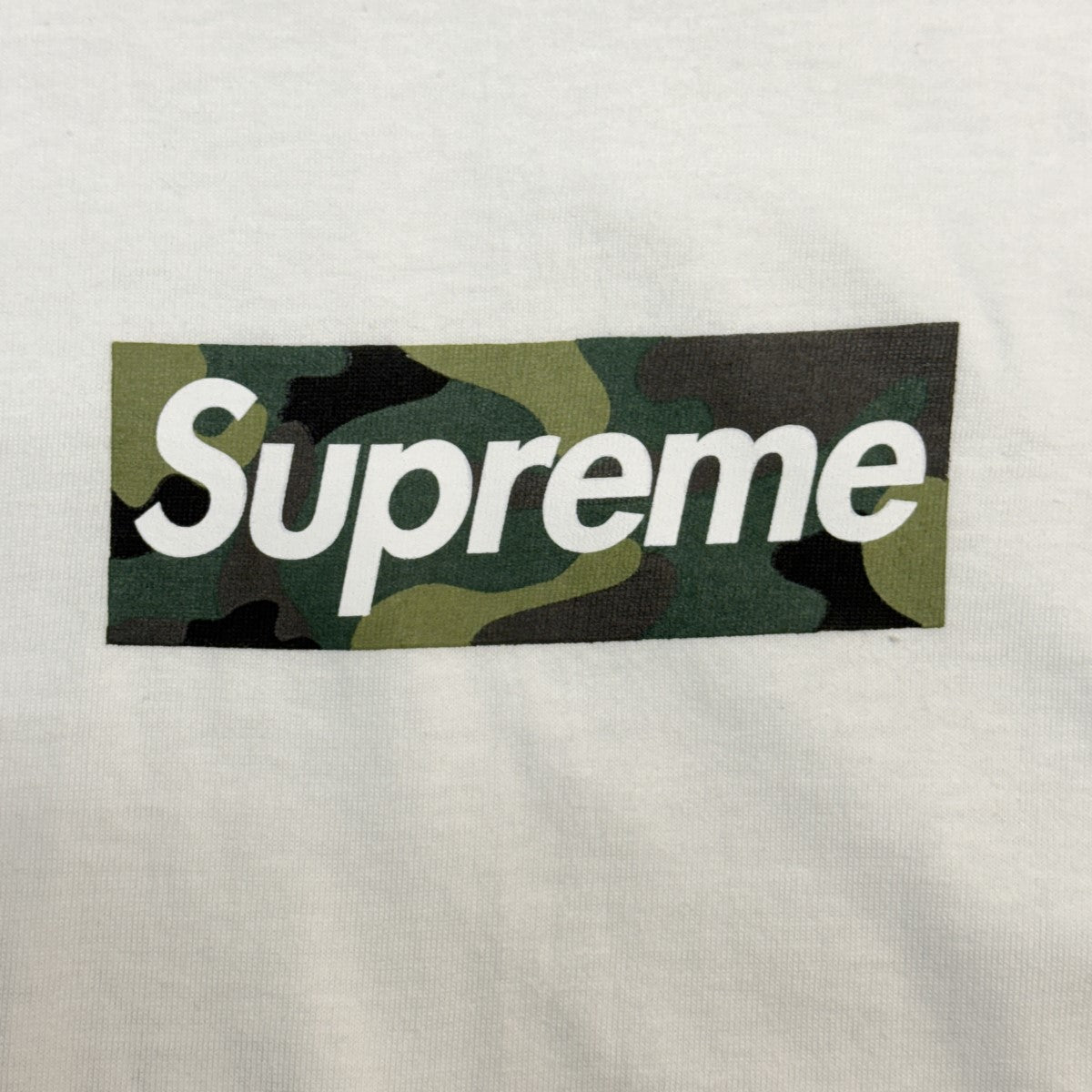 23AW/Box Logo Tee／カモフラボックスロゴTシャツ1